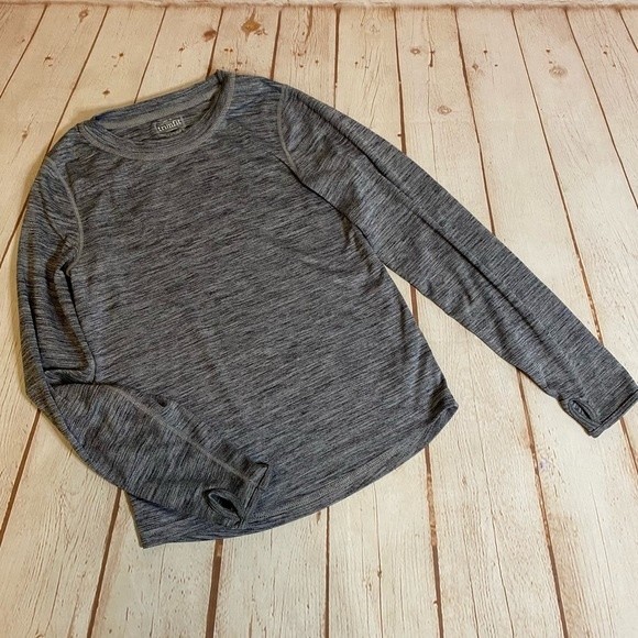 Trimfit Space Dye Gray Long-Sleeve w/Thumbholes Thermal Long Johns 2 Piece Set - Picture 1 of 8